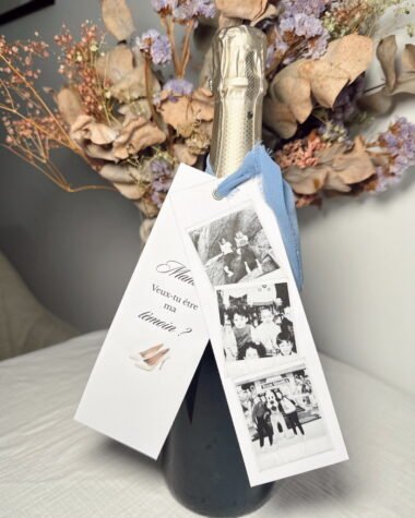 Bandelette photo à nouer