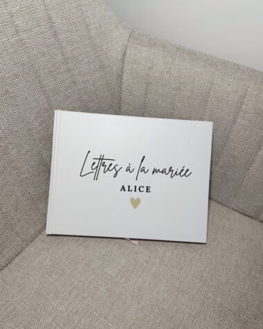 Lettres à la mariée personnalisé
