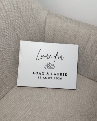 Livre d’or personnalisé date