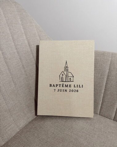 Album photo baptême illustration