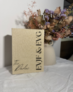Coffret 4 albums photos effet lin – Collection mariage – Image 3