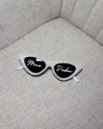Lunettes perles personnalisées mariage – Image 2