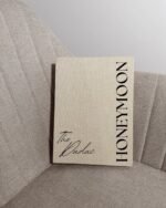 Album photo effet lin personnalisé N°4 : Voyage de noces
